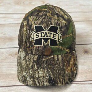 Mississippi State Bulldogs NCAA Camo Strapback Cap Hat Baseball Embroidered Logo
